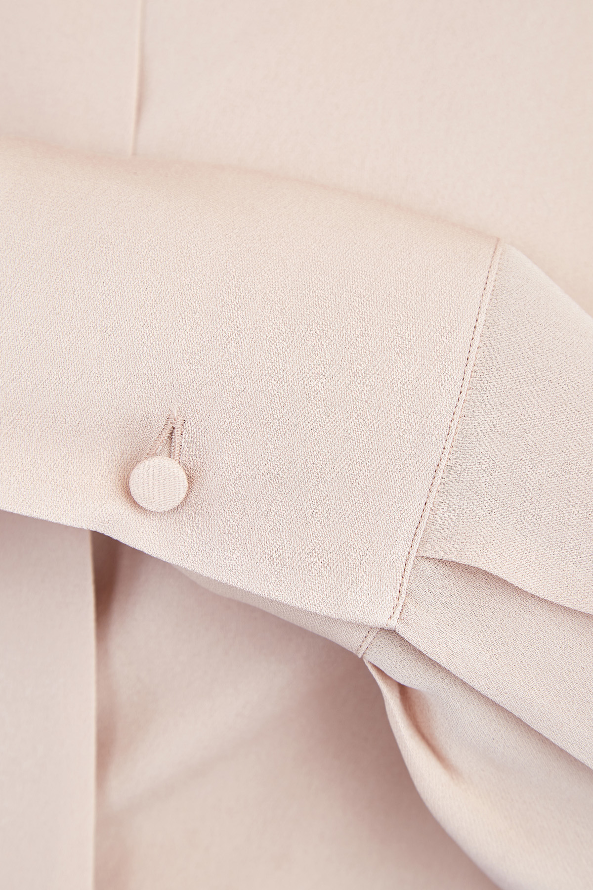 Блуза из шелка Cady Couture с лентами на вороте VALENTINO, цвет бежевый, размер 40;44 - фото 5